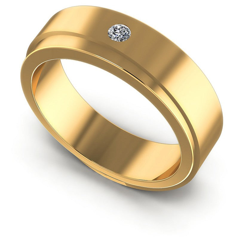 Elegant Round Bishop (Red Ruby) Gold Ring – Fox-Rings